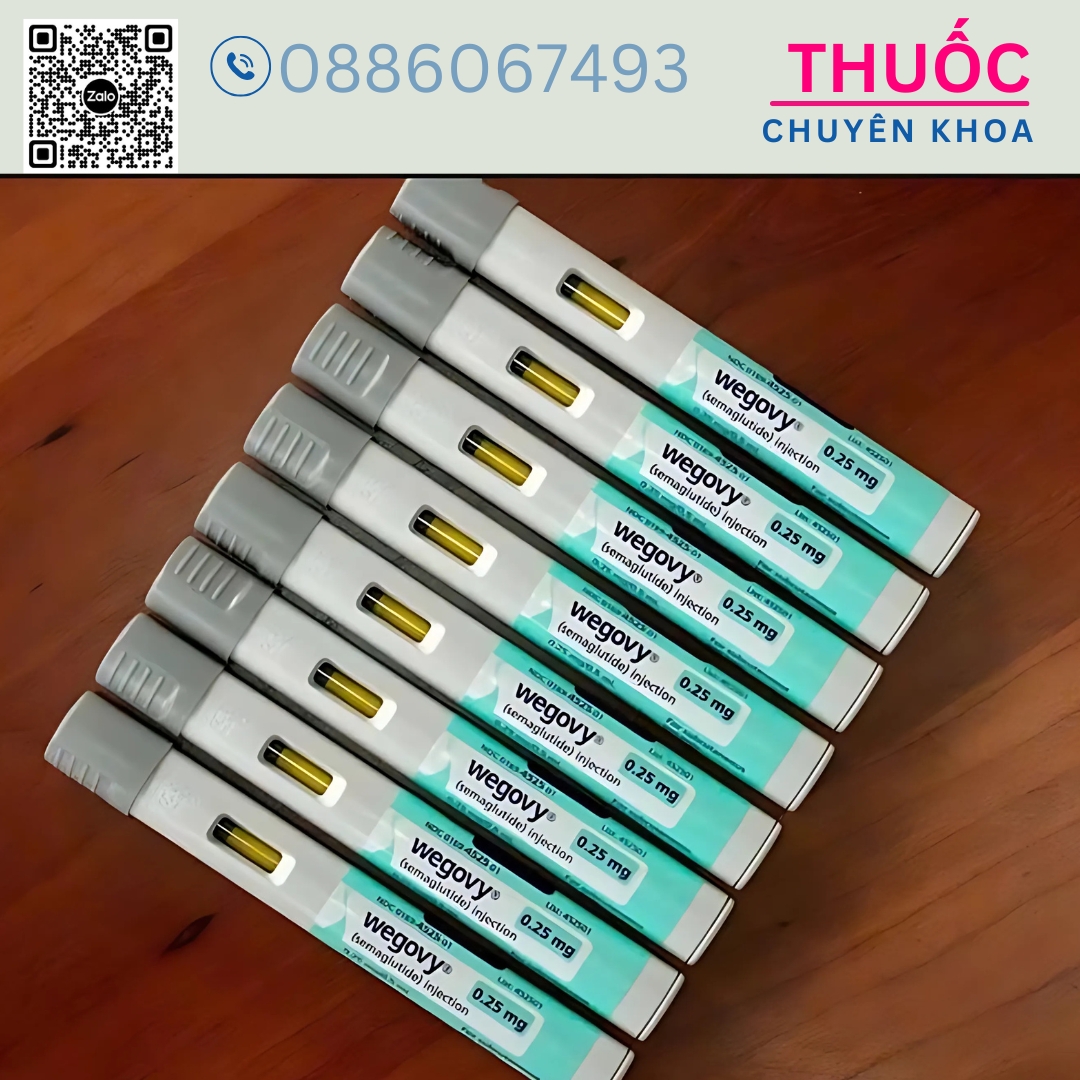 Thuốc Wegovy hỗ trợ giảm cân hiệu quả 2025