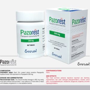 Thuốc Pazorest 200mg (Pazopanib): Giải Pháp Hiệu Quả Cho Điều Trị Ung Thư