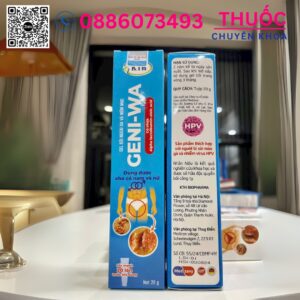 Kem Geni wa: Alpha-lactalbumin & Oleic acid – Trị Sùi Mào Gà, Mụn Cóc, HPV