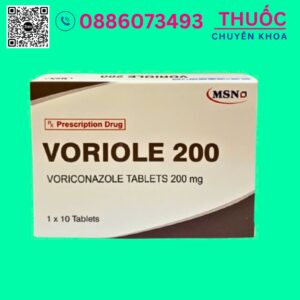 VORIOLE 200 - Voriconazole điều trị nhiễm nấm hiệu quả